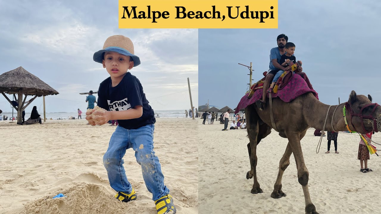 Malpe Beach Udupi | Kids activities #malpebeach #udupi #karnataka #kidsfun #beach #beachactivities