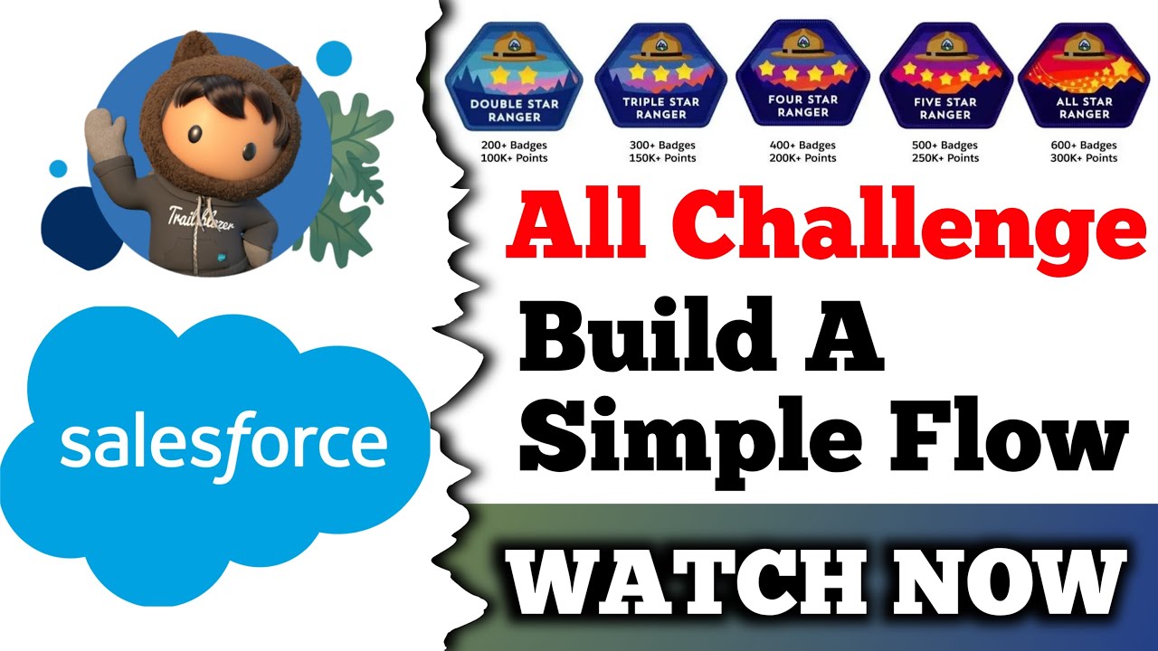 Build a Simple Flow | Salesforce Trailhead | All Challenge