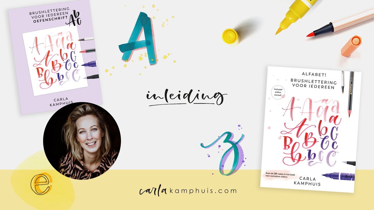 Carla Kamphuis - Alfabet! Brushlettering voor iedereen (Cursus Video)