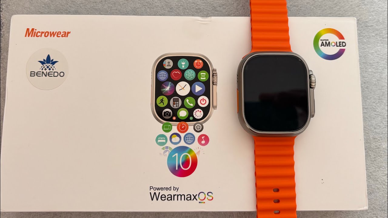 Unboxing do Smartwatch W69 Ultra Plus da Microwear | Primeiras Impressões. #relógio #unboxing 