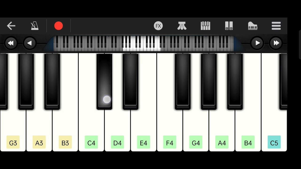 Zindagi Ek Safar Hai Suhana Yahan cal Kya Ho Kisne Jana easy Piano tutorial lesson short viral