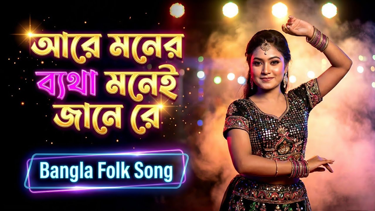 আরে মনের ব্যথা মনেই জানে রে। Moner Betha Monei Jane Re। Bangla folk song। Tiktok viral video