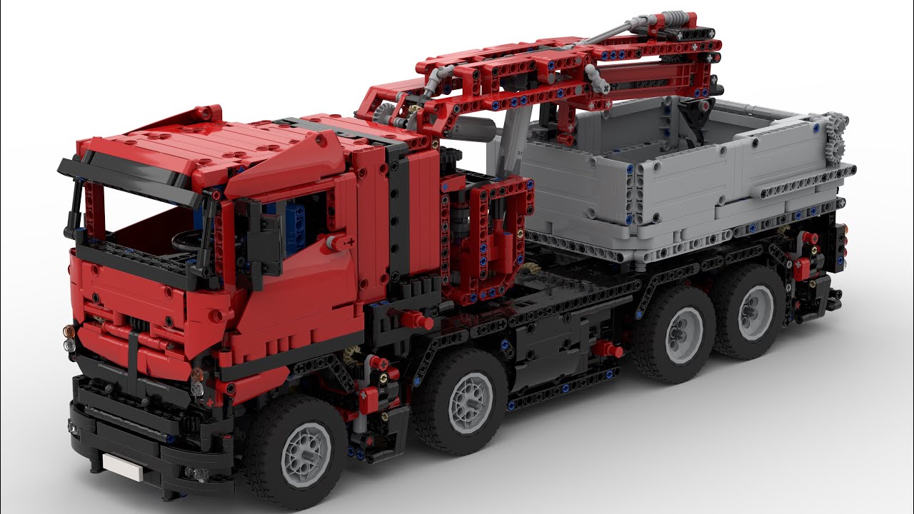 Crane Truck (inspired by 8258) - Lego Technic MOC