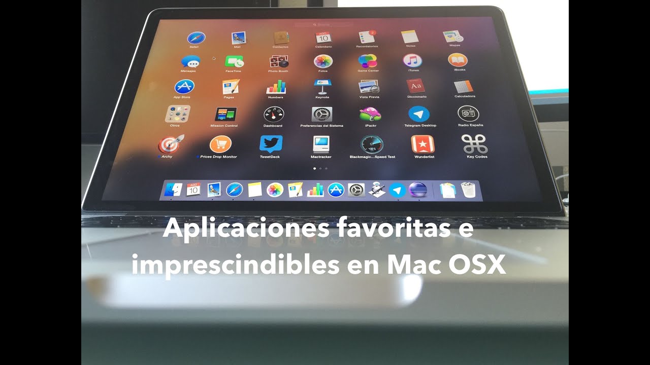 Aplicaciones imprescindibles y favoritas para OSX Mac Apple