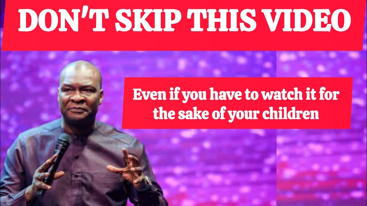 Apostle Joshua Selman Best Advice for Parents | Don't Skip This Video