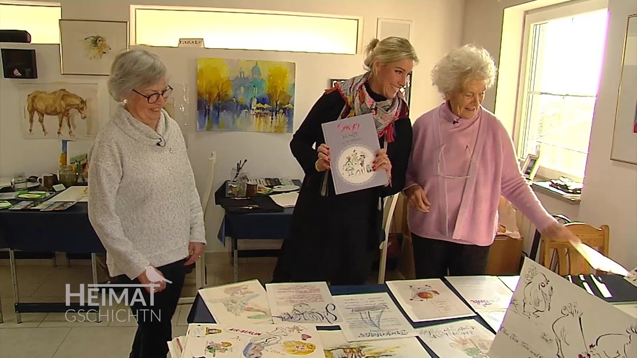 Heimatgschichtn - in einer Aquarellschule in Riegsee