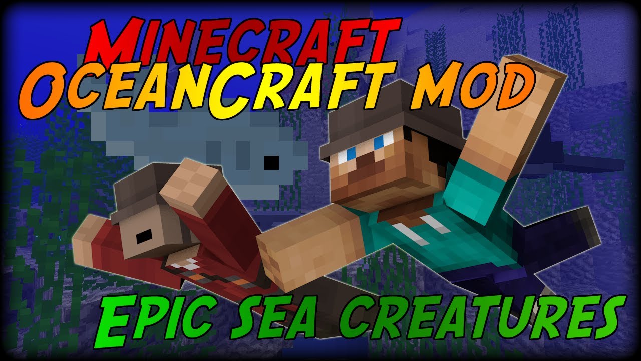 Minecraft Mod: SEA CREATURES (OceanCraft Mod)