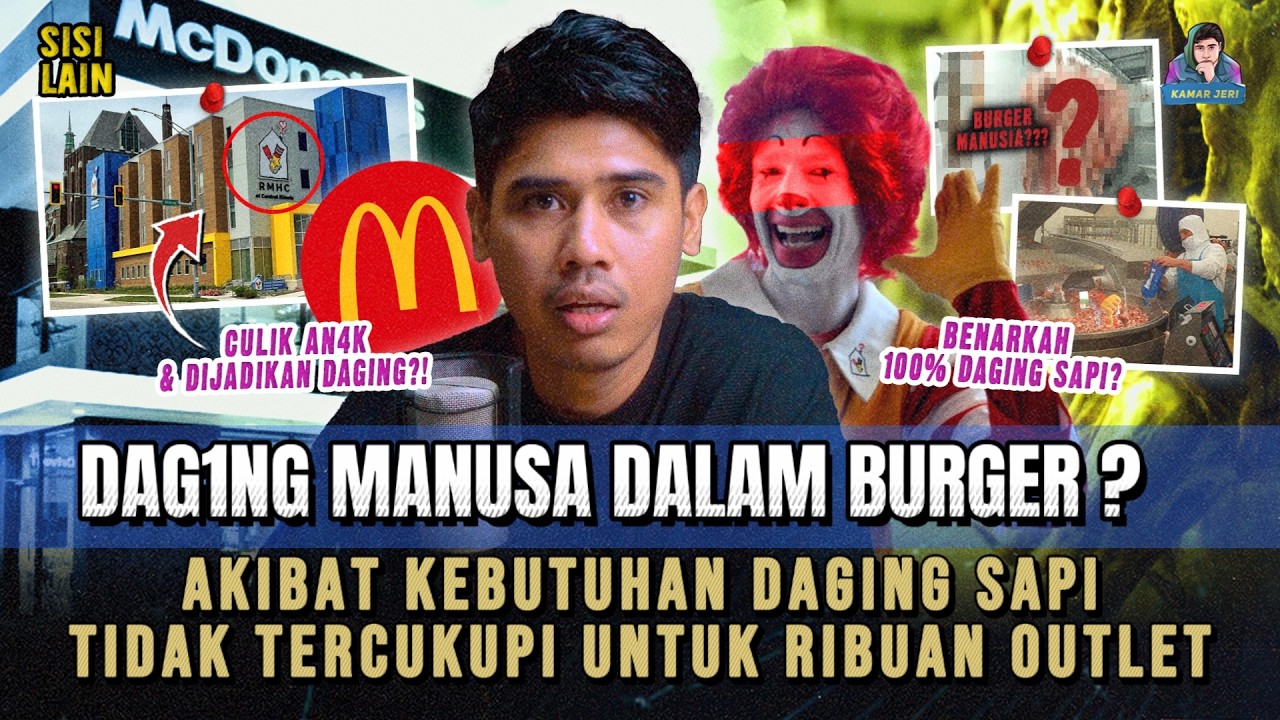 BURGER DAG1NG MANUSIA DALAM PATTY McDonald ! BAGAI MANA FAKTANYA ?