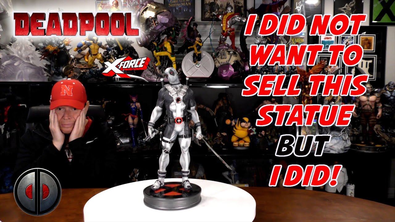 I cant BELIEVE I'm SELLING this SIDESHOW X-Force DEADPOOL Statue!