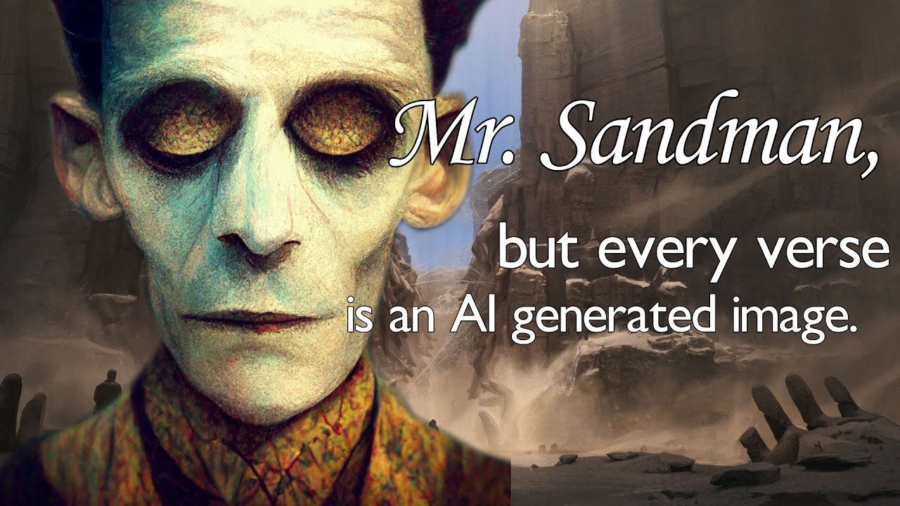 Mr. Sandman, but every verse is an AI generated image