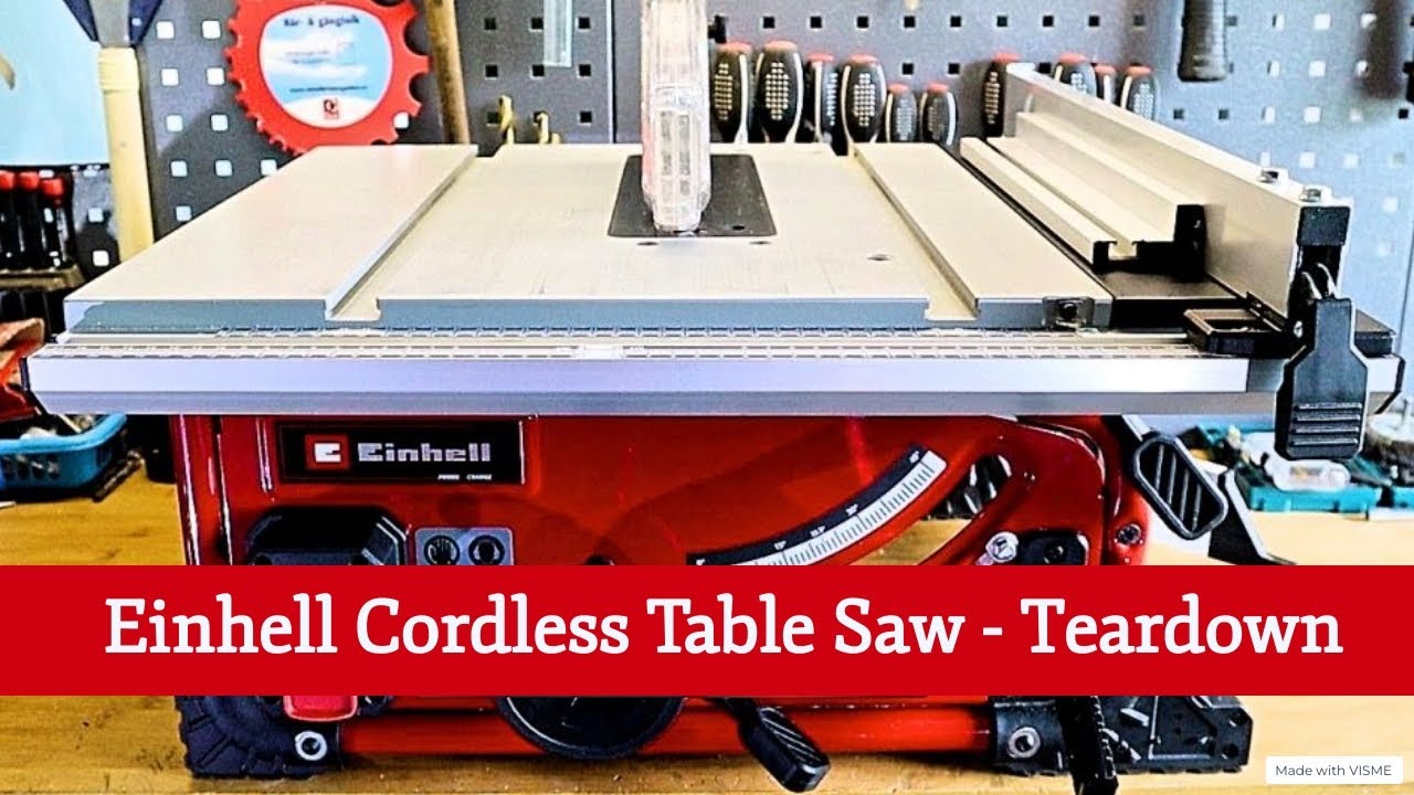 TEARDOWN of Einhell PXC TE-TS 36/210 Li-Solo The CHEAPEST Cordless Table Saw Online - Part 3
