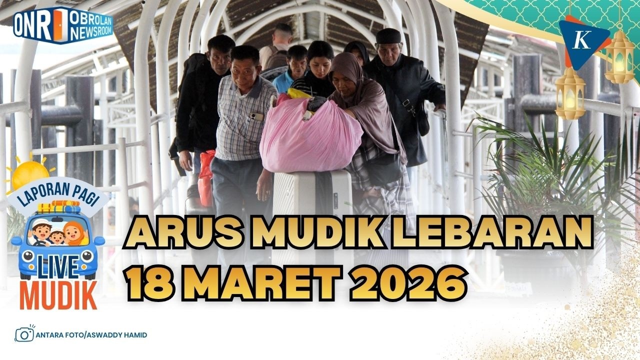 🔴 Situasi Arus Mudik Lebaran 2026, 18 Maret [LIVE PAGI]