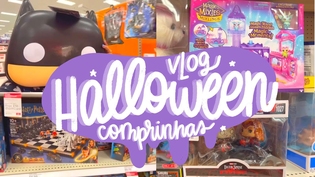 Vlog Comprinhas || Preços de Brinquedos e Decor de Halloween!