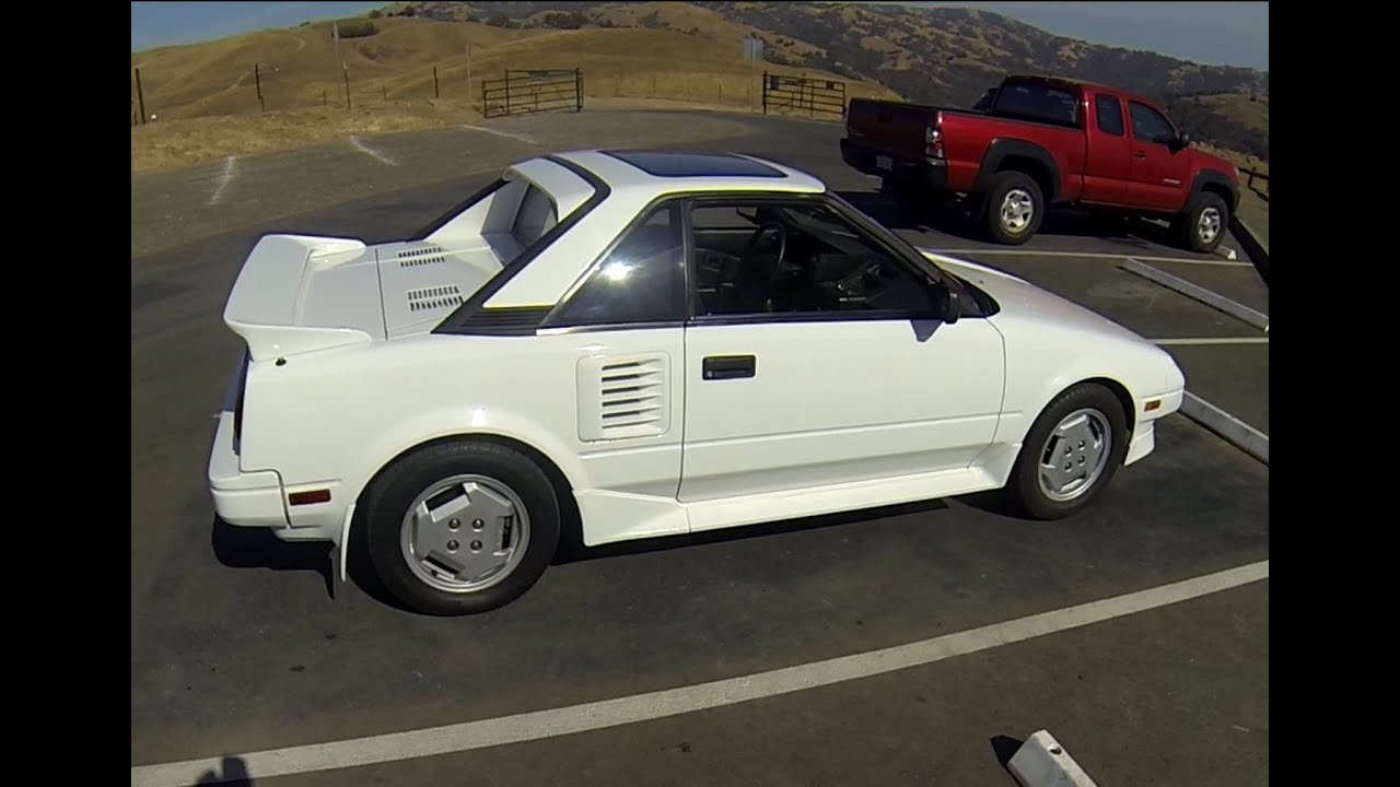 1987 Toyota MR2 AW11 - POV test drive