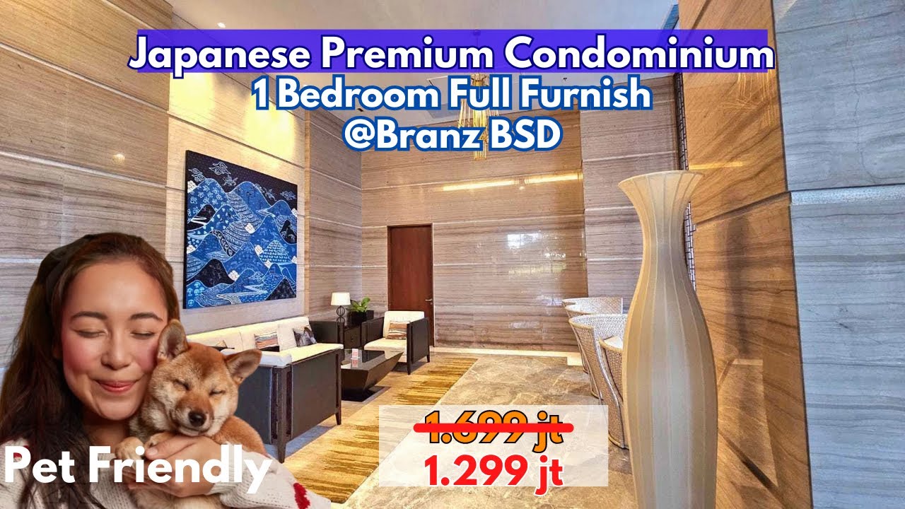 Ch. 101 | TERMURAH PREMIUM FURNISH BARU READY Apartemen Condominium 1 Bedroom @Branz BSD
