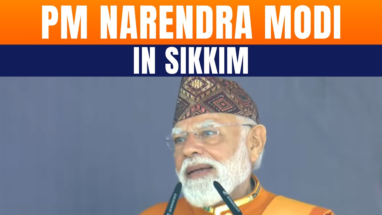 PM Modi Inaugurates And Lays Foundation Stone Of Major Development Projects In Sikkim | News9