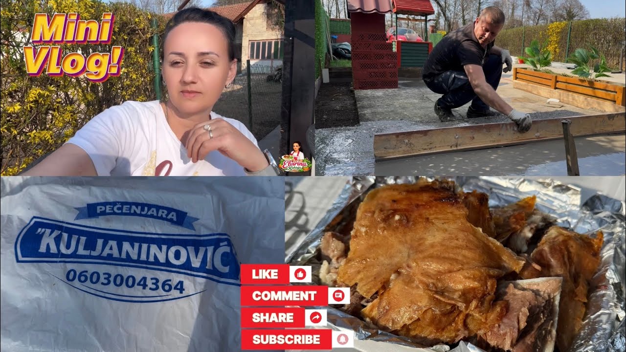 Završeni radovi , Eldin nas danas počastio pečenjem 🤲 IFTAR#25