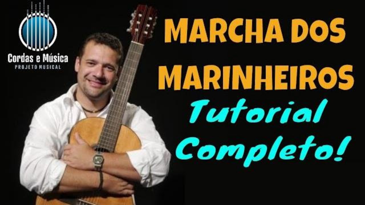 Marcha dos Marinheiros -  Tutorial de  COMPLETO de VIOL&Atilde;O - Prof. Farofa