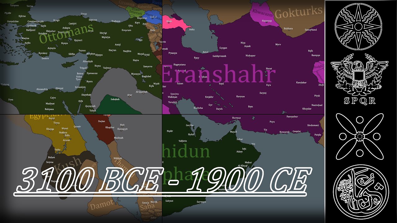 History of the Middle East - Every Year (3100BCE-1900CE)