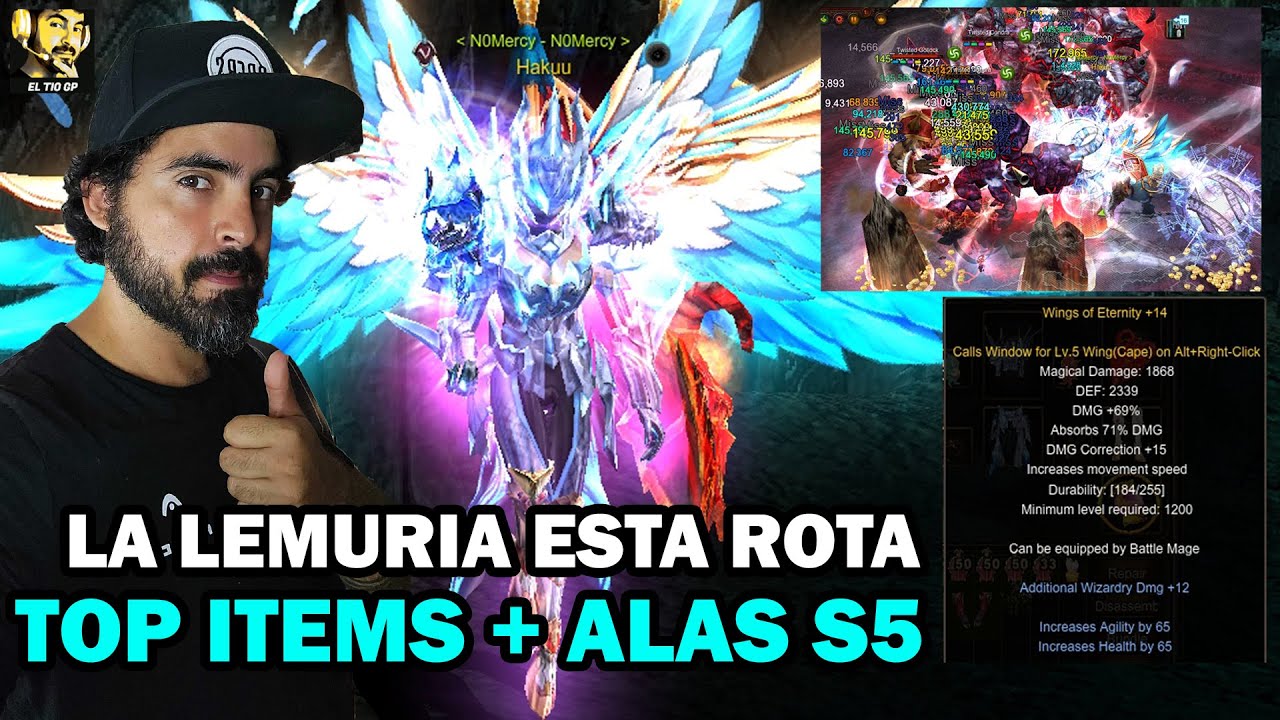 LA LEMURIA TAMBIEN ESTA ROTA PERO CON ALAS S5😂😱l Mu online S19.2.3