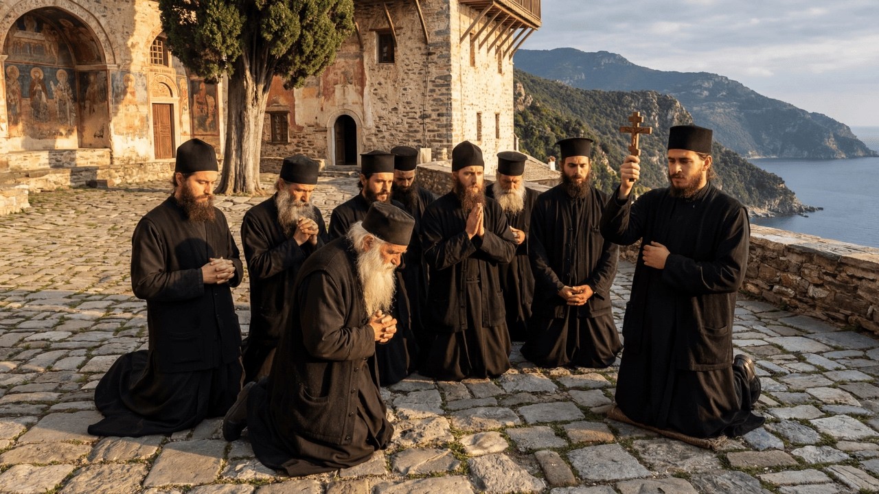 NAJLEPŠE POJANJE NA SVETU: Zvuk pred kojim plaču i oni koji ne veruju u Boga (Sveta Gora)