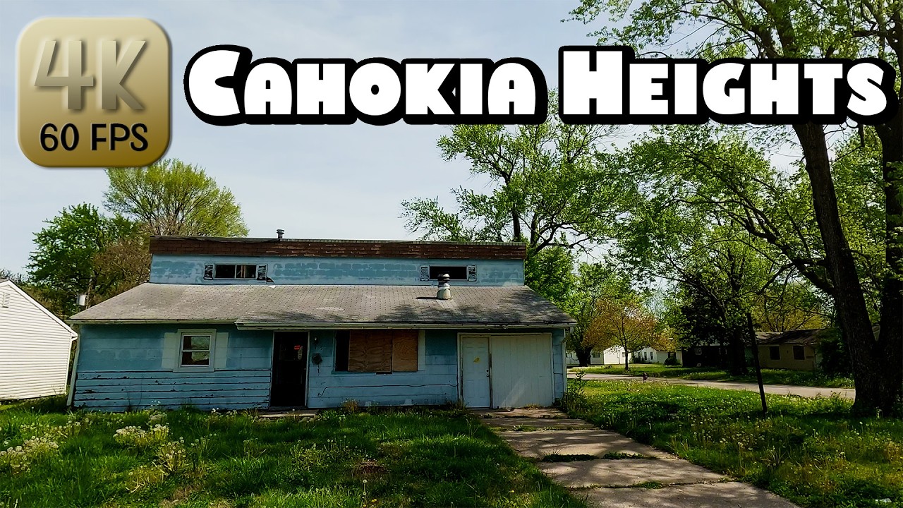 Driving Around Cahokia Heights, Illinois in 4k Video