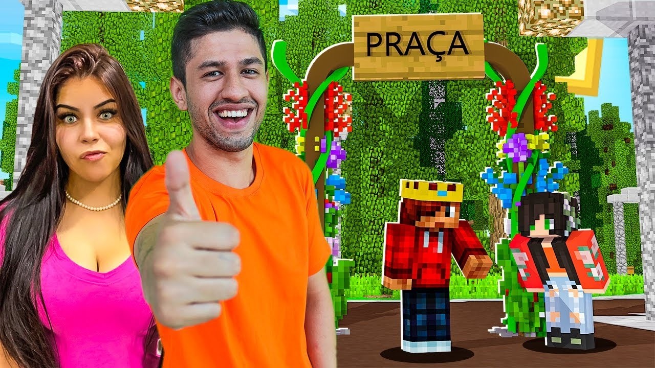 AMANDA COMEÇOU A CONSTRUIR A PRAÇA DA CIDADE - EPISÓDIO 11