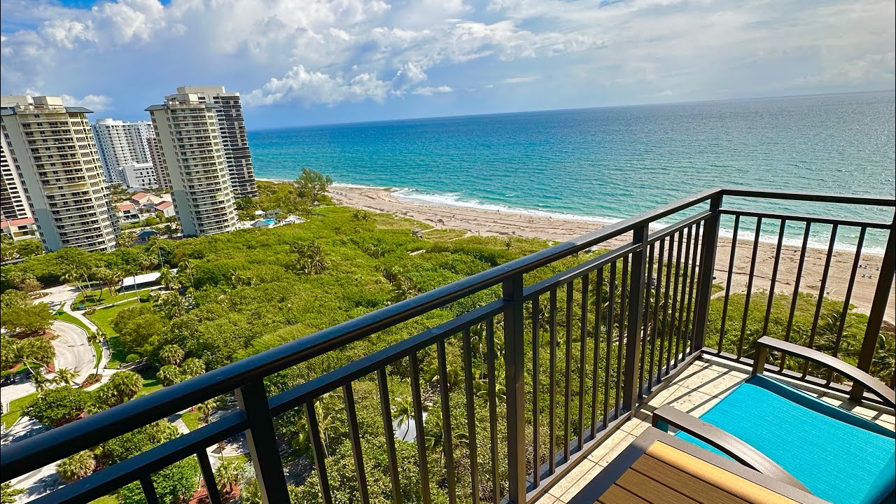 19th floor condo at the Palm beach Marriott singer island beach resort and spa!
