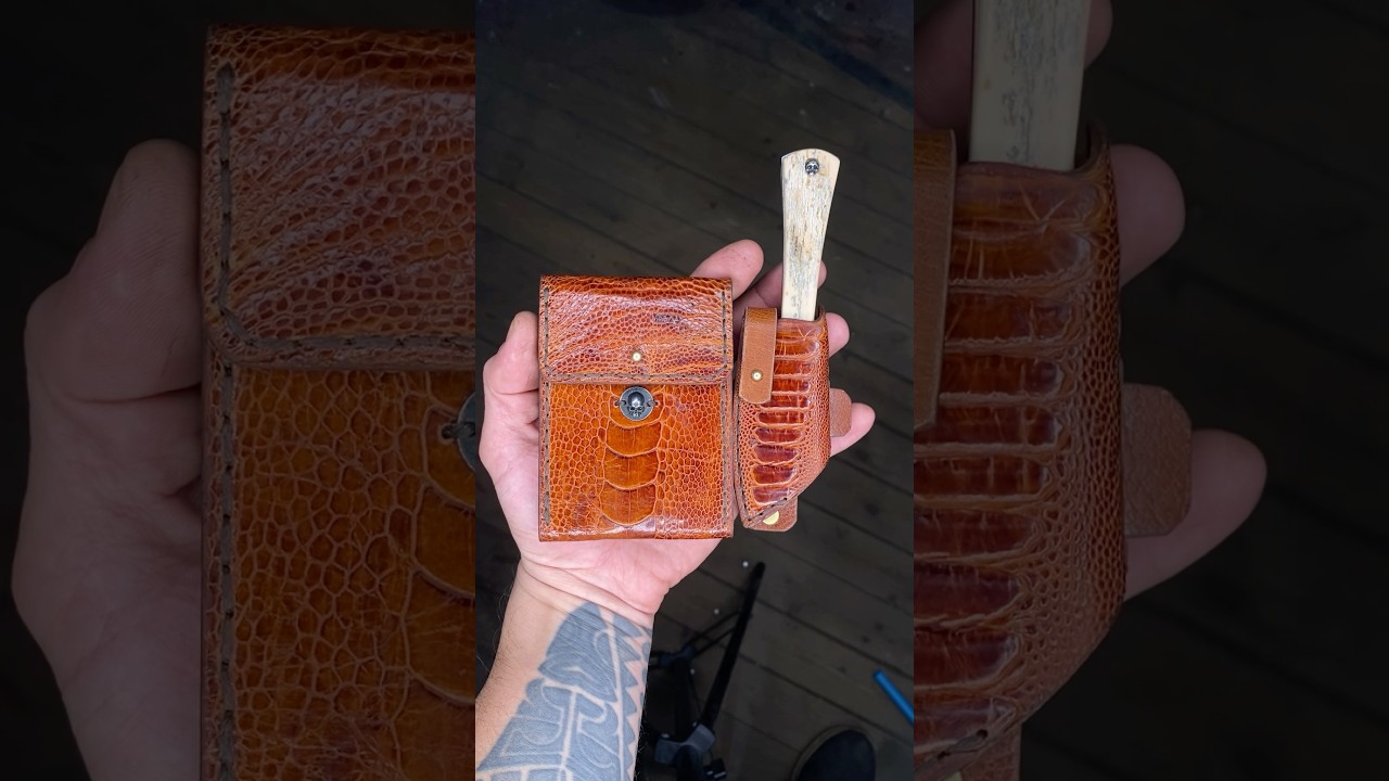 Джентельменский набор💀#handmade #knifeclub #blacksmith #leathercraft #ручная_работа