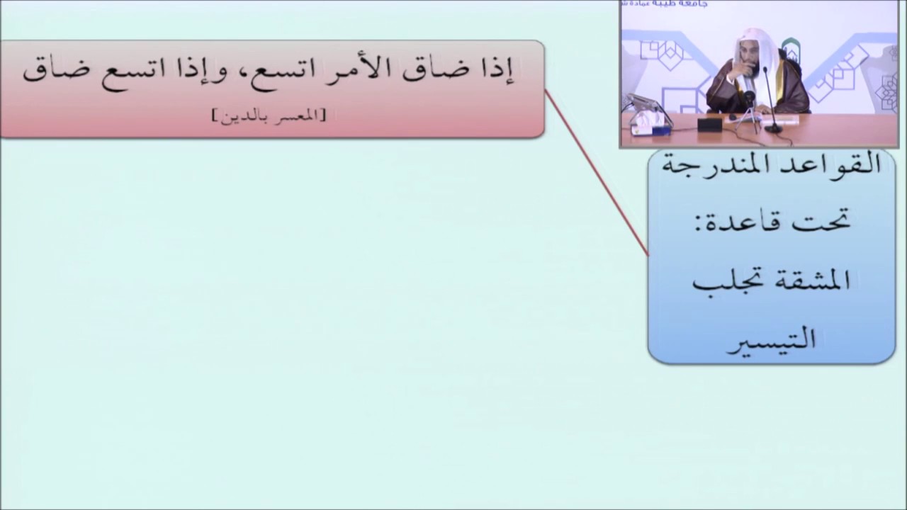 31إذا ضاق الأمر اتسع - أيمن الحبشي - التأهيل الفقهي