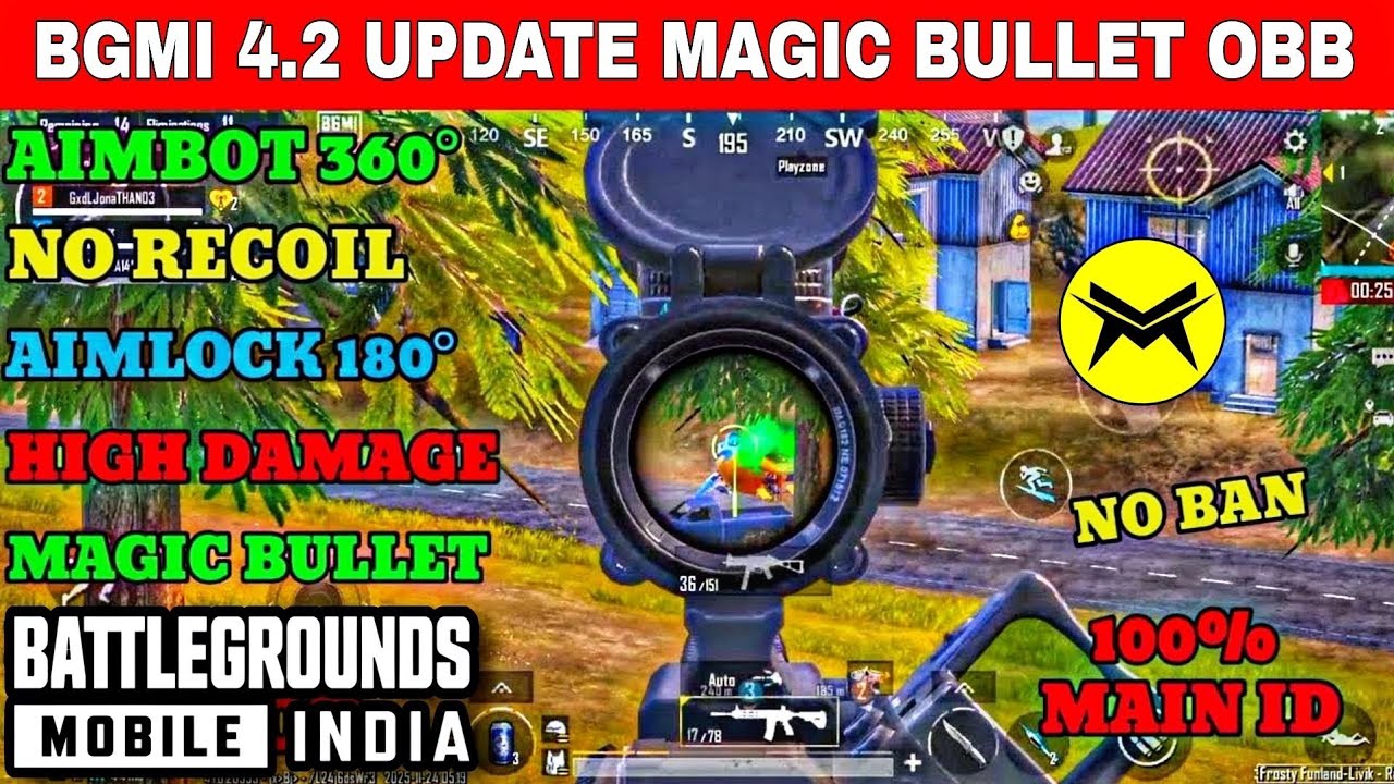 BGMI 4.2 AIMBOT OBB | BGMI 4.2 AIMBOT OBB | BGMI 4.2 NO RECOIL MAGIC BULLET OBB (100% SAFE)