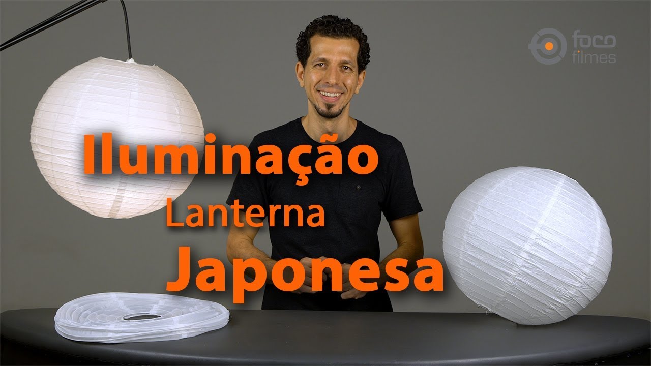 DIY TUTORIAL LATERNA JAPONESA / MELHOR QUE SOFTBOX