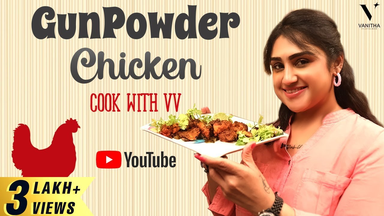 Gun Powder Chicken 🍗🔫🍗🥘 | Spicy Chicken Recipe | Cook with VV | Vanitha Vijaykumar
