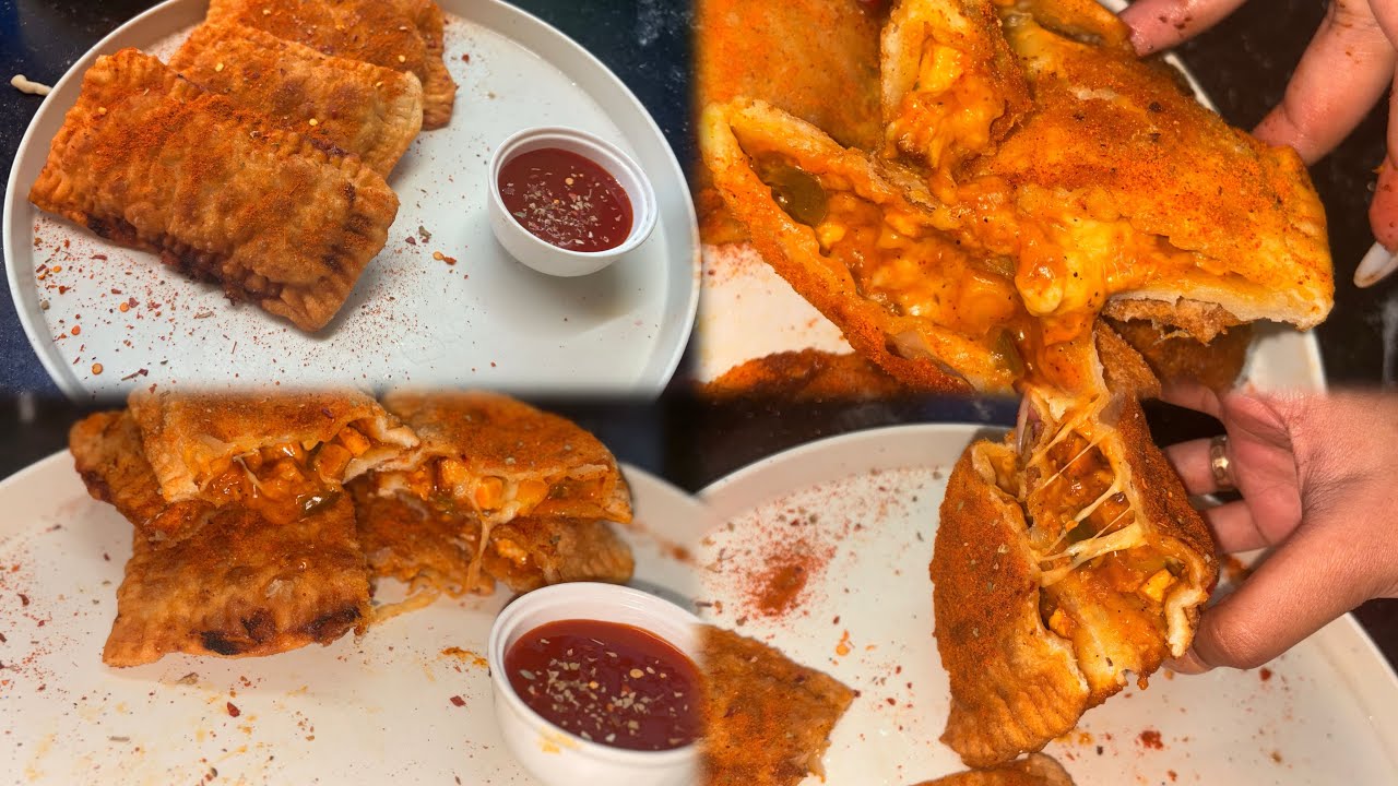 Pizza puff recipe😋💗| McDonald style at home| veg McPuff recipe| easy & tasty recipe for eve snacks