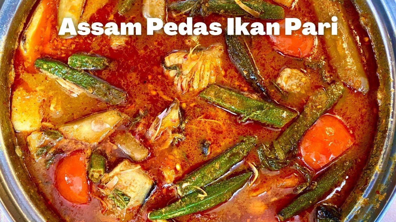 ASSAM PEDAS IKAN PARI (Sour & Spicy Stingray) | Su's Cookbook
