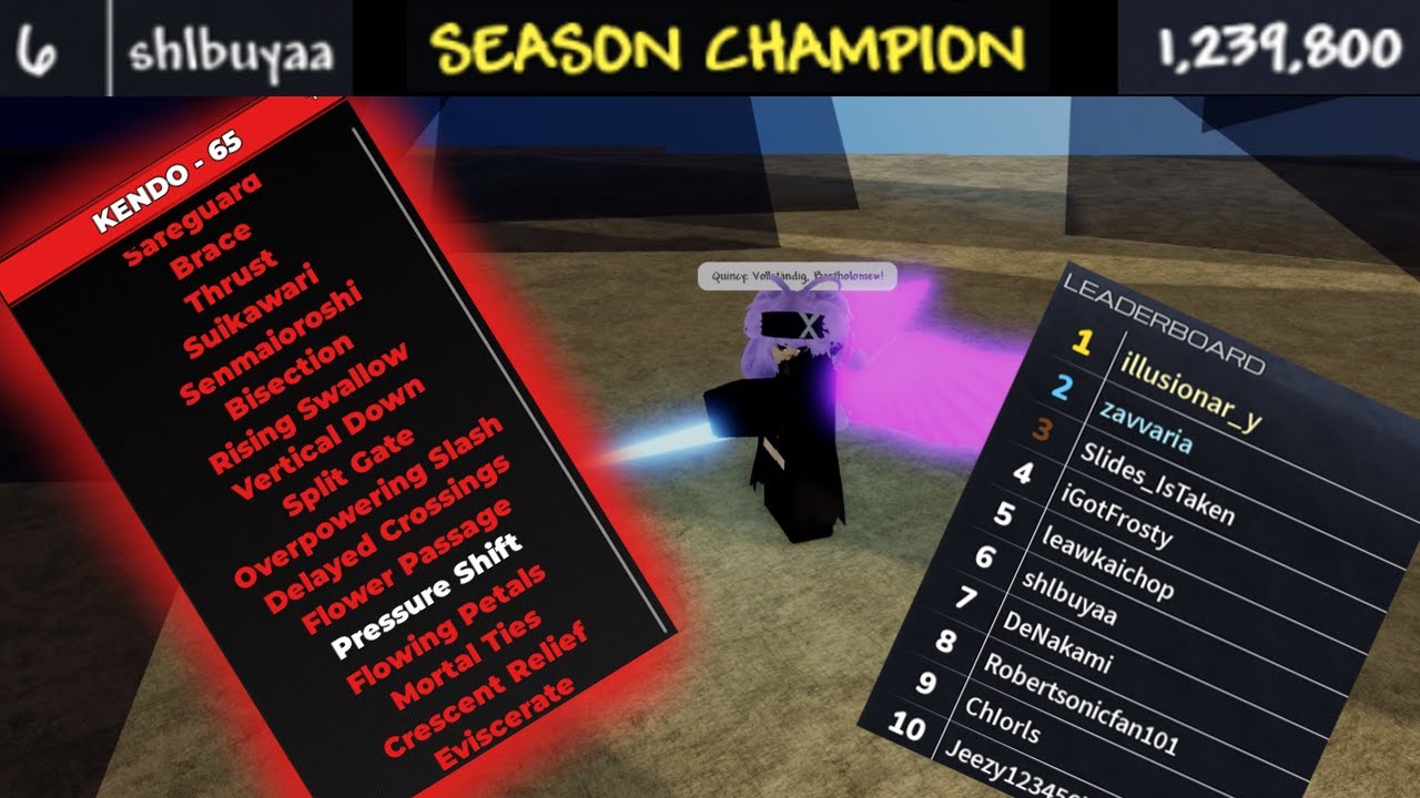 how a top 10 plays kendo. | TYPE://SOUL