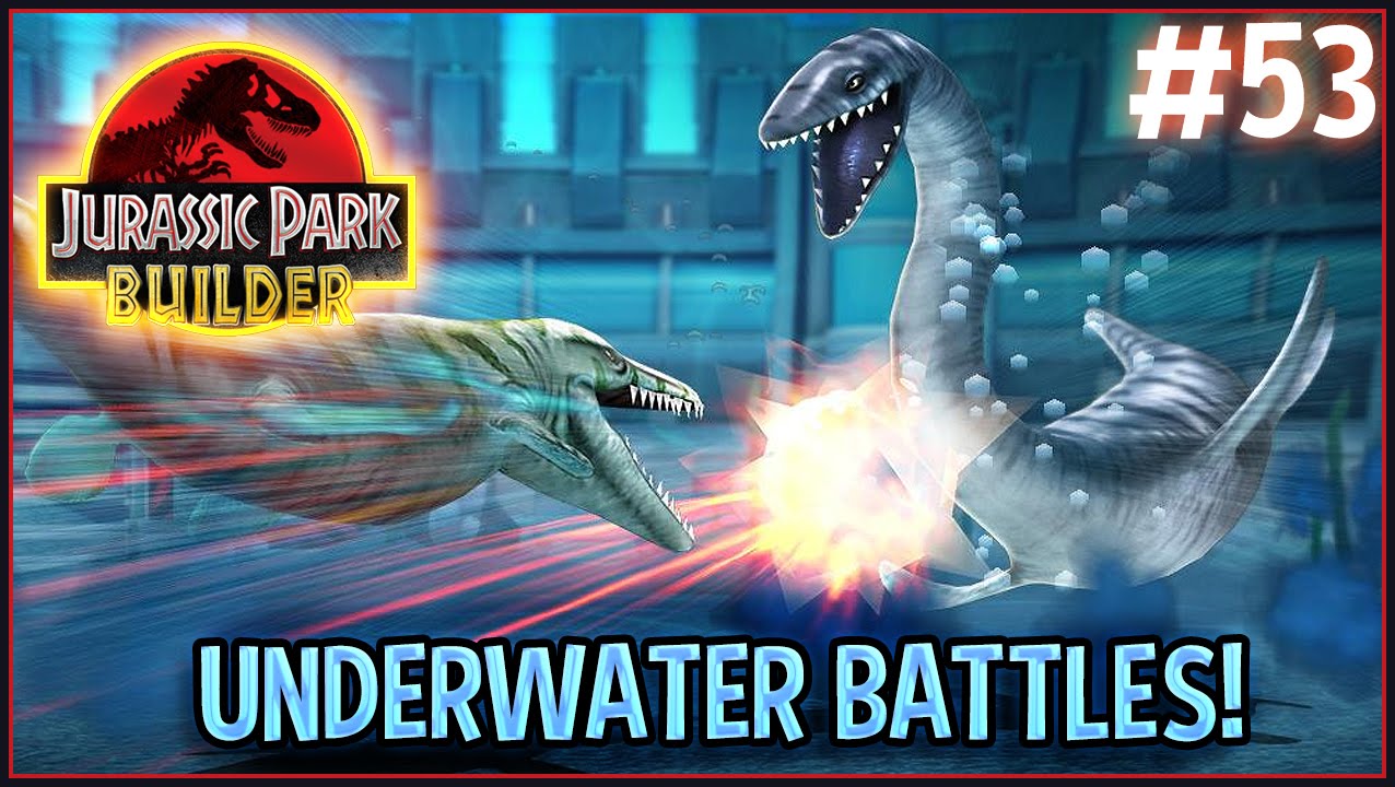 Jurassic Park Builder | Ep.53 - Underwater Battles!