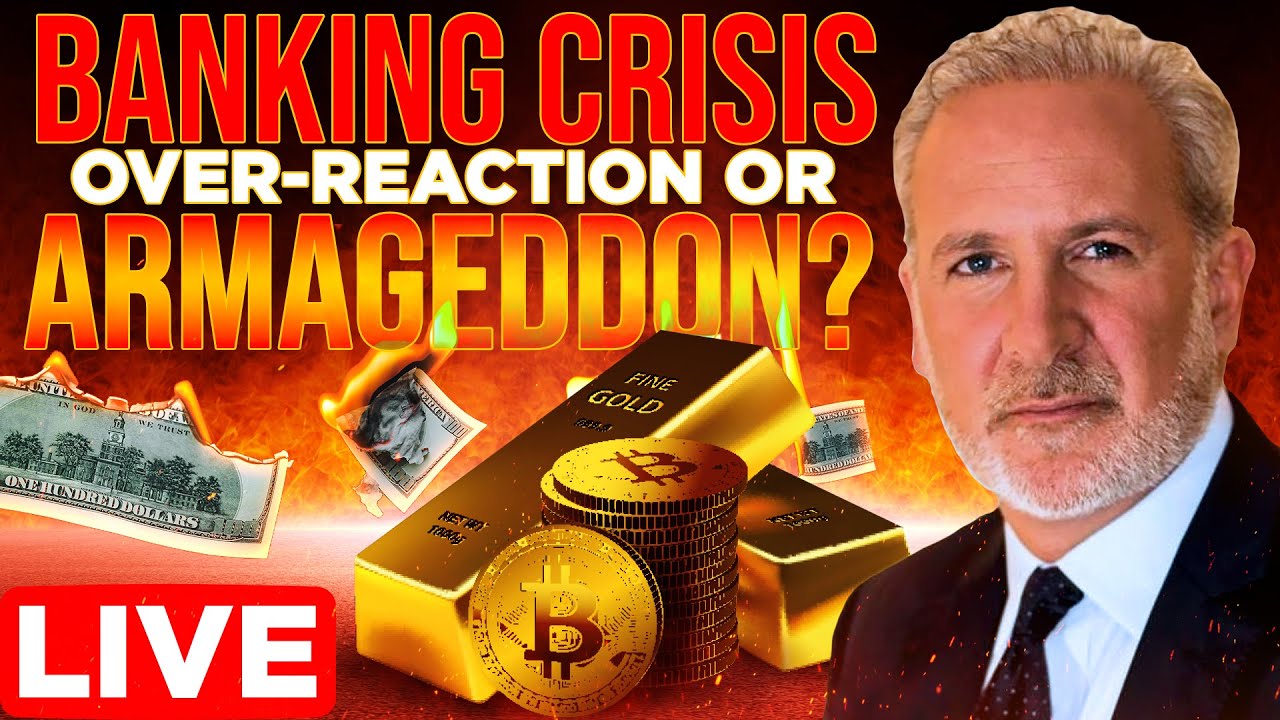 Peter Schiff interview | Banking Crisis Armageddon vs. Bitcoin