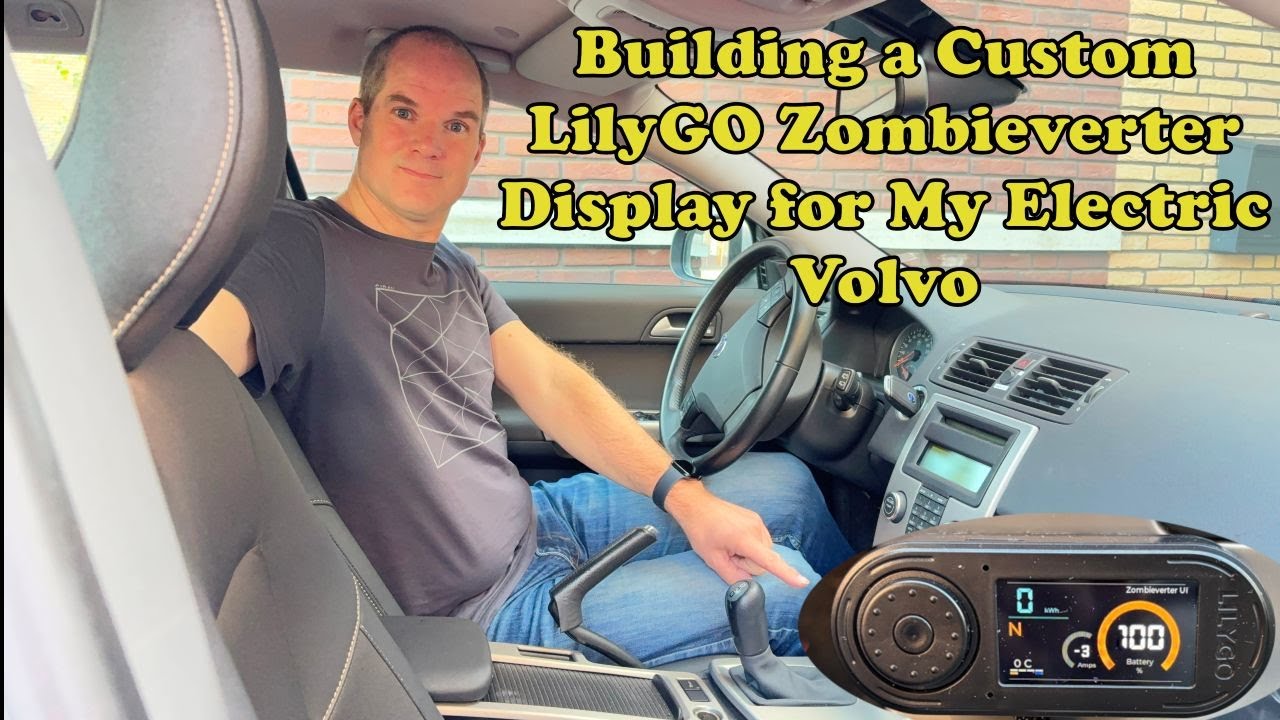 Building a Zombieverter Display for my electric Volvo