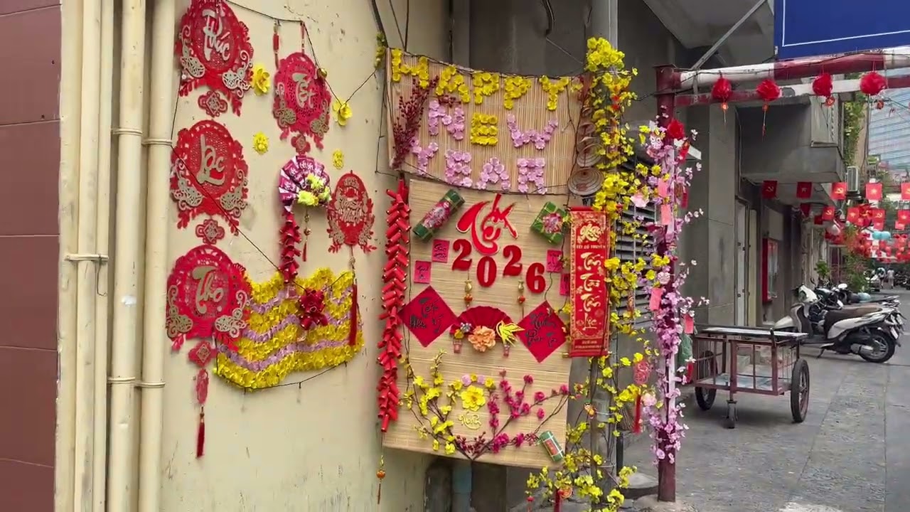 Chùa Lâm Tế trên đường Nguyễn Trãi quận 1 ngày mồng bảy tết Bính Ngọ (23/2/2026)