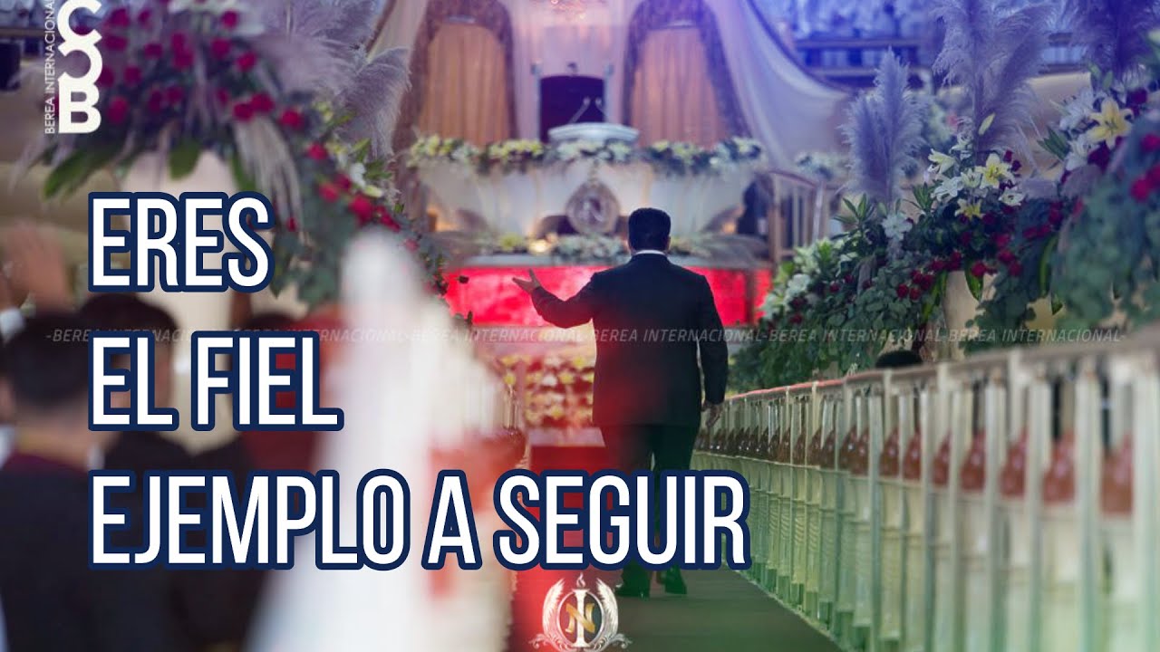 Eres el fiel ejemplo a seguir
