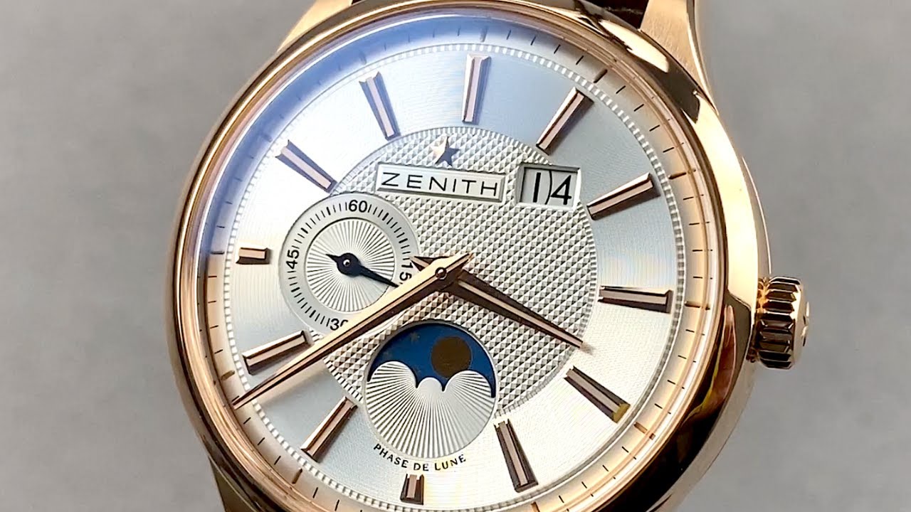 Обзор часов Zenith Captain Moonphase 18.2140.691/02.C498 Zenith