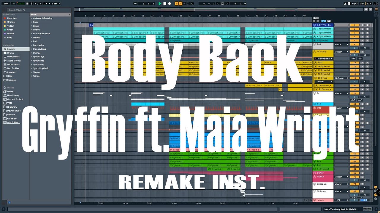 Gryffin - Body Back ft. Maia Wright Full Remake Instrumental