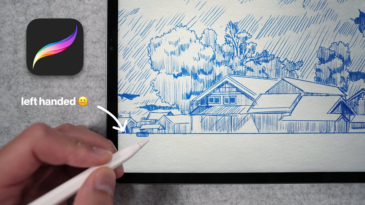 Drawing left handed made me use this underrated tool...