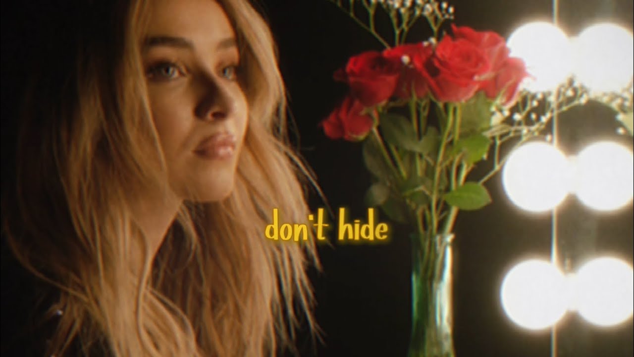 Sabrina Carpenter - Don’t Hide (Lyrics Video)