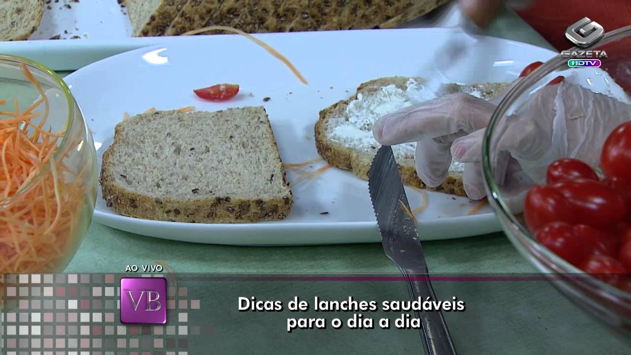 Dicas de lanches saudáveis para o dia a dia