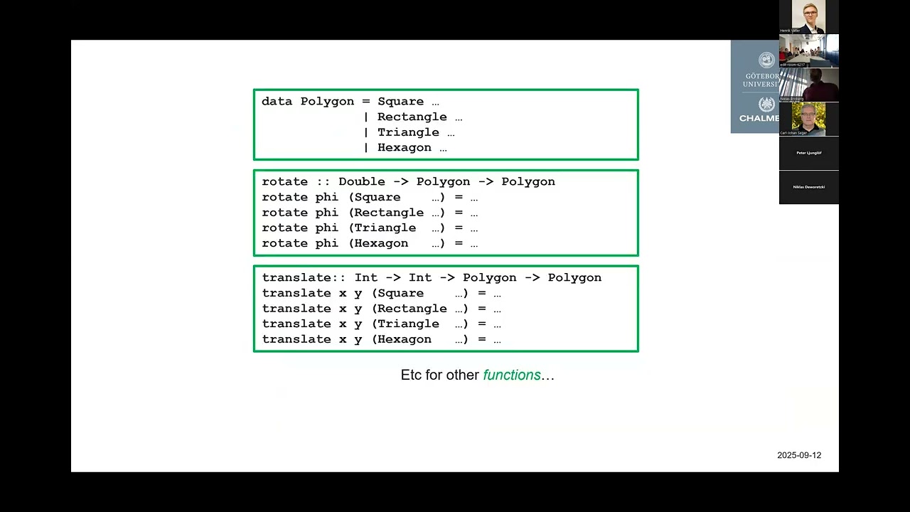 2025-09-12 Niklas Broberg: Revisiting the Expression Problem
