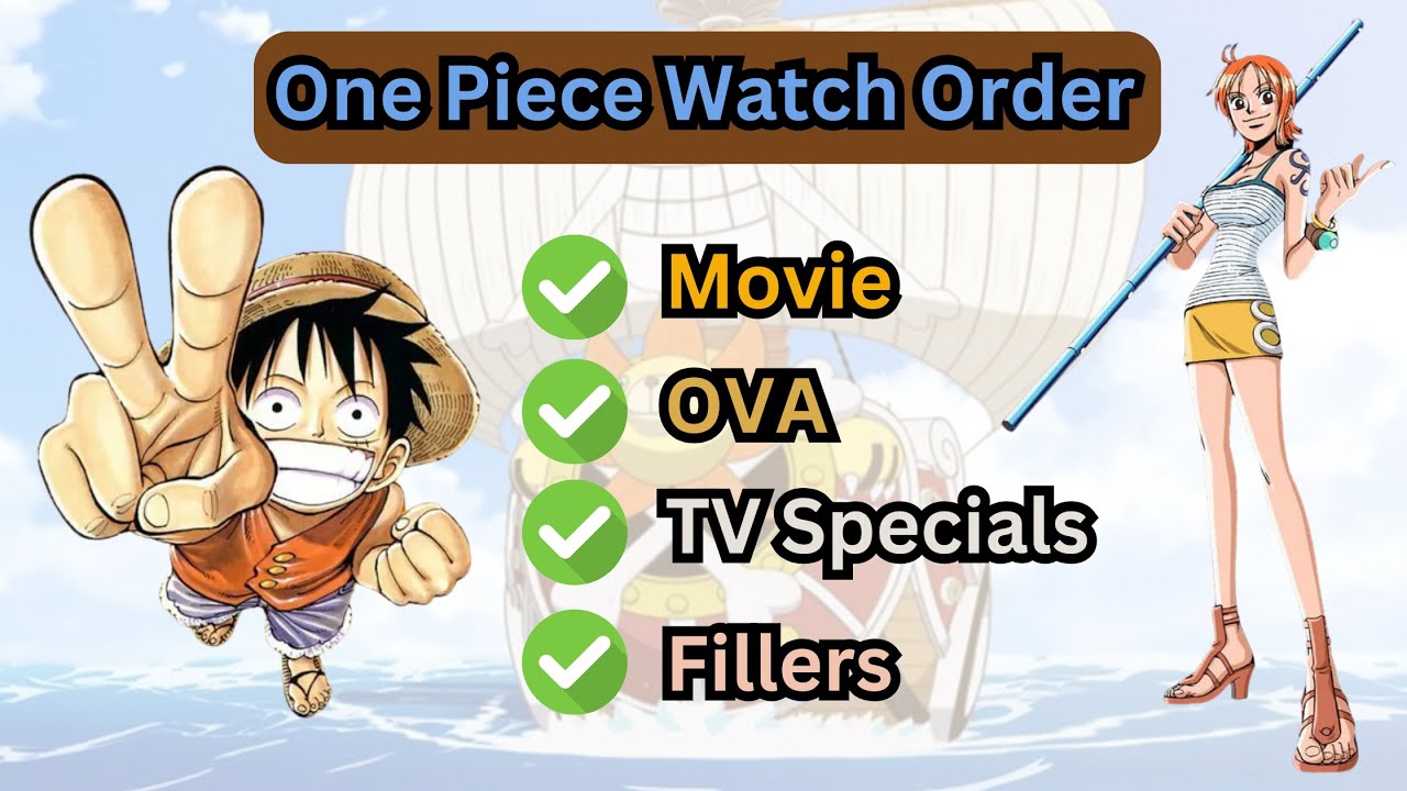 Как смотреть One Piece по порядку [Фильмы, OVA, ТВ-спецвыпуски + филлеры]