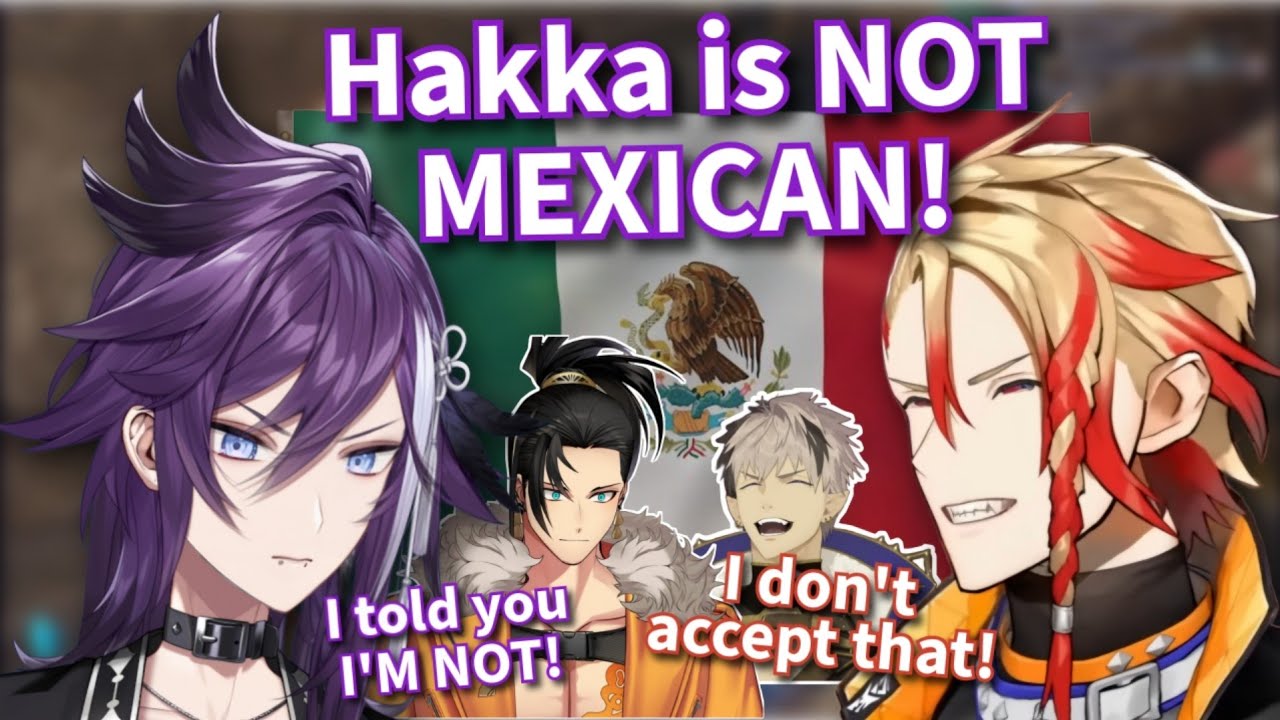 Hakka had to remind Axel AGAIN that he's NOT MEXICAN!【Holostars EN】