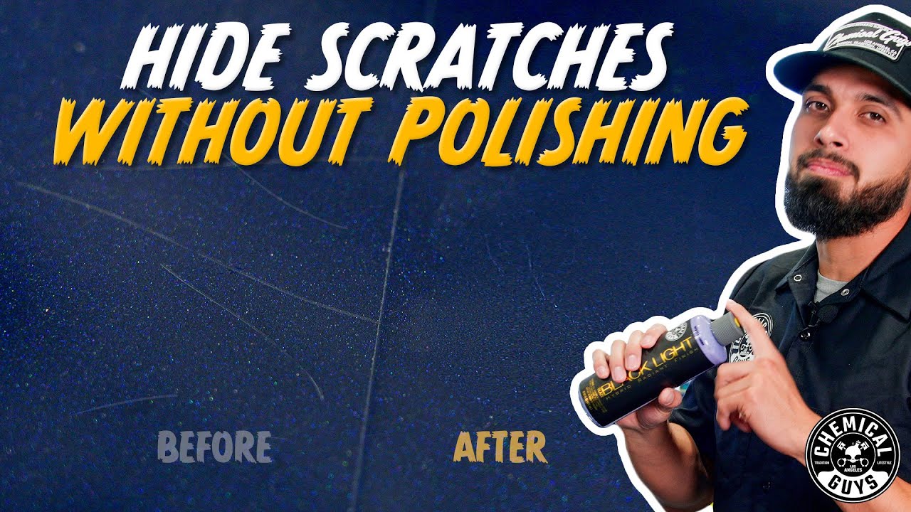 Hide Scratches Instantly with Chemical Guys Black Light Glaze Hack